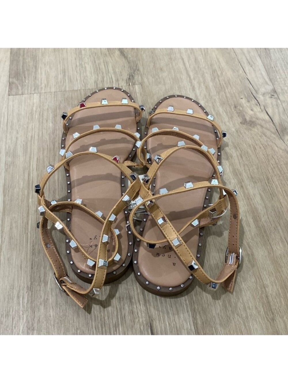 NEW A New Day Women’s Astrid Studded Sandals - Picture 2 of 3